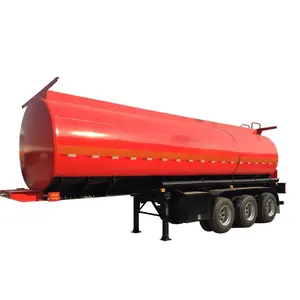 Pabrik tangki Panda 46000 liter trailer truk tanker kimia minyak baja tahan karat, trailer lainnya tanker asam fosforik