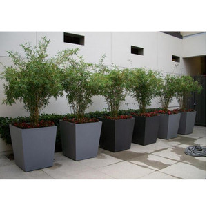 Vaso da Fiori Quadrato in <span class=keywords><strong>Cemento</strong></span> per Esterni, Leggero e Resistente, Vendita Diretta dalla Fabbrica - Product Image 1
