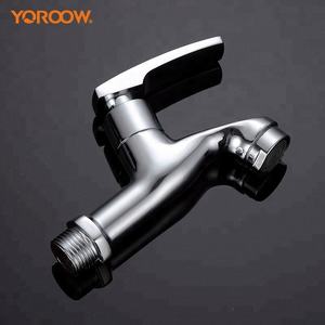 Yoroow 8039A-094A Design moderno cromato a parete rubinetti acqua rapido corpo in zinco ottone valvola centrale Bibcock per esterno - Product Image 2