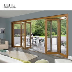 <span class=keywords><strong>Porte</strong></span> <span class=keywords><strong>pliante</strong></span> en alliage d'aluminium, pour <span class=keywords><strong>patio</strong></span>, intérieur en verre, nouveauté 2022 - Product Image 4