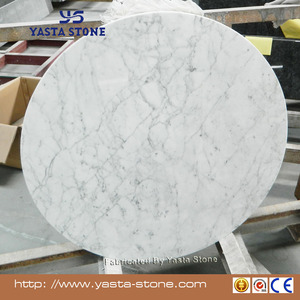 Dia 80cm Round Carrara White <strong>Marble</strong> <strong>Table</strong> <strong>Tops</strong> Night <strong>Tops</strong> - Product Image 6