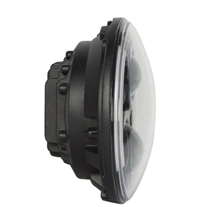 Faro Delantero LED Redondo de 7 Pulgadas con Halo de Ojos de Ángel para Royal Enfield H4, para Land Rover 90/110 <span class=keywords><strong>Defender</strong></span> - Product Image 4