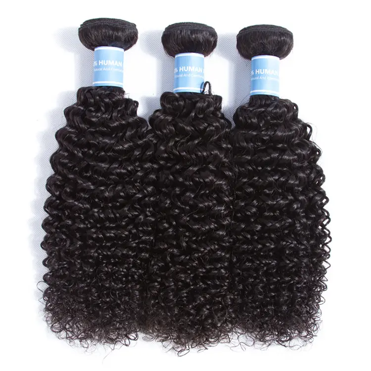 Wholesale Malaysian Kinky Curly Raw Unprocessed 100% Virgin Hair With Middle Part Silk Base Lace Closure