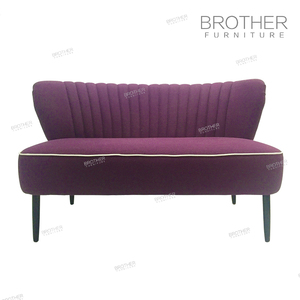 Nouveau modèle maison meubles Violet canapé deux places et causeuses - Product Image 2