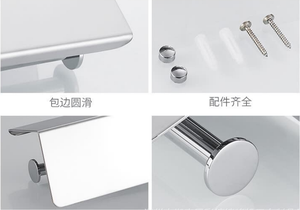 304 Stainless Steel <strong>Commercial</strong> Tissue <strong>Roll</strong> Dispenser Double <strong>Toilet</strong> Paper <strong>Holder</strong> - Product Image 5