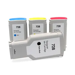 Test di stampa Ocinkjet 130 ml/pz C M Y per HP 728 cartuccia di inchiostro a buon mercato completo con inchiostro per stampante HP Designjet T730 T830
