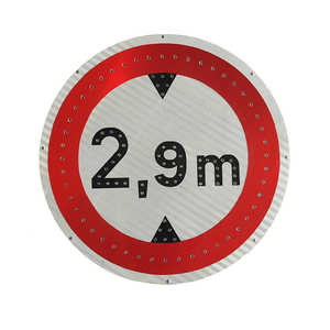 Özelleştirilmiş güneş led trafik taşınabilir alüminyum yol uyarı işareti - Product Image 4