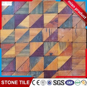 Panel de madera para pared Exterior, azulejo de mosaico para decoración de pared, <span class=keywords><strong>precio</strong></span> de fábrica - Product Image 3