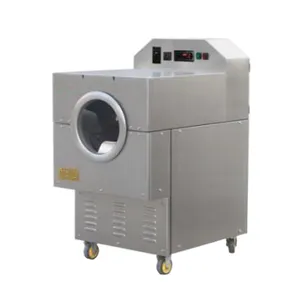 8-20 kg/u elektromagnetische inductie verwarming moer roosteren machine moer koffiebrander machine