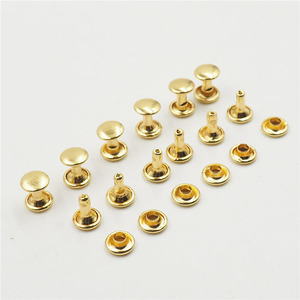Rivets à double capuchon <span class=keywords><strong>en</strong></span> <span class=keywords><strong>laiton</strong></span> massif de 4 mm, 6 mm, 8 mm, 9 mm, 10 mm, 12 mm - Product Image 5