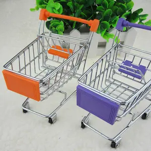 Ruilang — jouet de supermarché en métal, mini chariot de courses pour enfants,