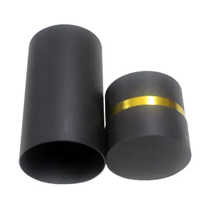 Paper Round Box Eco-friendly Black Paper Tube Packaging 50ml/100ml Perfume Bottle Round Boxes