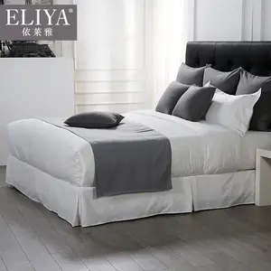 Chất Lượng Cao Hilton Hotel <span class=keywords><strong>Bedding</strong></span> Set Comforter Bed Cover/<span class=keywords><strong>Sheet</strong></span>/Linen/Duvet - Product Image 1
