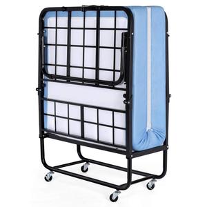 Cheap <strong>Space</strong> <strong>Saving</strong> Rollaway <strong>Bed</strong> Wholesale <strong>Single</strong> Hotel Guest <strong>Bed</strong> with Wheels - Product Image 1