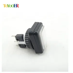 27*27 mm illuminated square push button switch Europe push button arcade push buttons for game machine