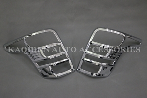 Vente chaude De Voiture chrome auto chrome et noir feu arrière couverture de voiture accessoires pour TRITON L200 - Product Image 4
