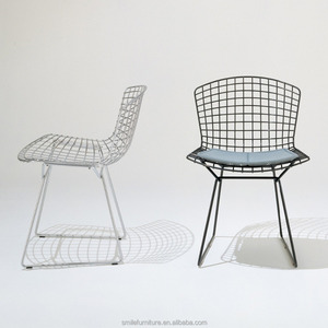 Por encargo al aire libre replica Bertoia alambre de metal silla con malla - Product Image 3