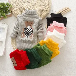 China Wholesale Children Clothes Woolen Cashmere Design Sweaters By Hand Made