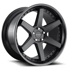 KIPARDO pcd 120 5lug concave deep lip aluminum alloy wheel rims for street car