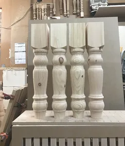 Unfinished knotty <strong>pine</strong> solid wood <strong>table</strong> furniture <strong>legs</strong> modern 4 x 4 <strong>table</strong> <strong>legs</strong> suppliers inch inch-141 - Product Image 2