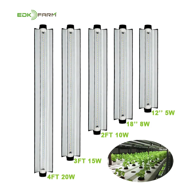 6400k 나노 EDJ 15W t5 phyto 원예 스트립 코코넛 모종 led 빛 에너지 절약 식물 키트 성장 램프 microgreens