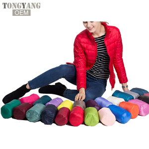 TONGYANG 90% piumino d'anatra bianco autunno inverno 17 colori nuovo caldo sottile cerniera 2018 moda <span class=keywords><strong>donna</strong></span> piumino <span class=keywords><strong>leggero</strong></span> - Product Image 6