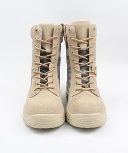 Botas Tácticas de Seguridad con Puntera de Acero, Suela Antideslizante de Lona, Color Amarillo Desierto - Product Image 3