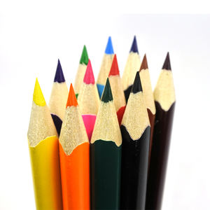 Offre Spéciale non toxique 12 pièces haute qualité pas cher prix promotion effaçable unbreak Jumbo Aiguisé enfants et école <span class=keywords><strong>crayon</strong></span> de <span class=keywords><strong>couleur</strong></span> bois - Product Image 6