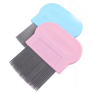 Arrivée 1 pc Peigne à Puces <span class=keywords><strong>Pour</strong></span> Animaux En Acier Brosse À Cheveux Peigne <span class=keywords><strong>Chien</strong></span> Toilettage <span class=keywords><strong>Tondeuse</strong></span> Mignon <span class=keywords><strong>Chien</strong></span> Chat Peigne - Product Image 1
