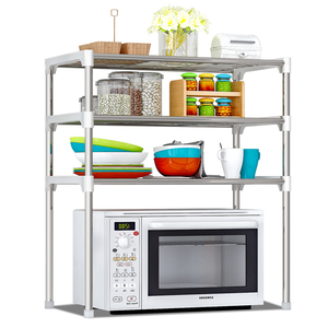 Scaffale multifunzionale <span class=keywords><strong>per</strong></span> ripiani <span class=keywords><strong>per</strong></span> piatti da cucina a due piani in metallo di alta qualità - Product Image 3