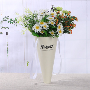 Tùy Chỉnh In Ngọt Wedding Flower <span class=keywords><strong>Rose</strong></span> Đóng Gói Túi Giấy/Ngày Valentine Món Quà Hoa Bao Bì Tay Áo Với Xử Lý - Product Image 5