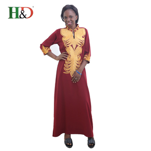 H & D Wholesale cheap traditional Indonesian Long Puffy dress African evening dresses Bubu for girls - Product Image 1