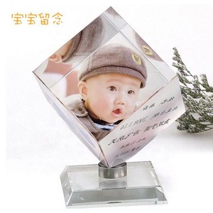 Cadre <span class=keywords><strong>Photo</strong></span> personnalisé avec cubes en cristal, Souvenir, pour Studio <span class=keywords><strong>Photo</strong></span>, cadeau d'anniversaire, mariage - Product Image 2