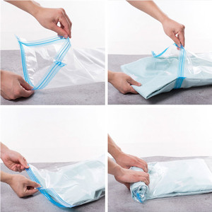 Extérieur De <span class=keywords><strong>Voyage</strong></span> Transparent Économiseur D'espace Sacs De Stockage <span class=keywords><strong>Sous</strong></span> <span class=keywords><strong>Vide</strong></span> pour Valise Bagages - Product Image 4