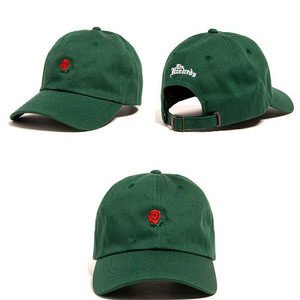 หมวกเบสบอลผ้าทอลายทแยง,หมวกเบสบอลปักลายดอกไม้สำหรับคุณพ่อ - Product Image 1