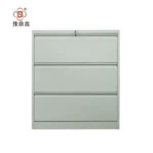 modern design vertical metal office furniture storage 3 lateral drawer cabinet
