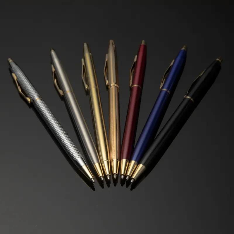 Новые металлические ручки зажимы в шариковых ручках