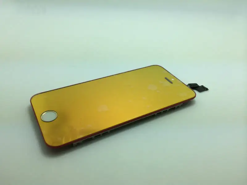 Conjunto de tela de toque colorida de LCD de vidro digitador para iPhone5S