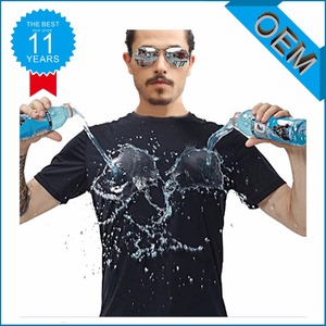 Los hombres de encargo por mayor de China mejor nano-tecnología ropa hidrófobo camiseta - Product Image 1