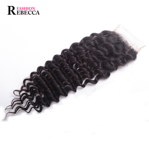 Rebecca 100% 건강한 인간의 머리 페루 머리 번들 폐쇄 - Product Image 6