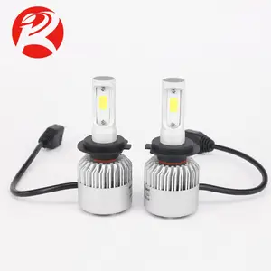 Fast delivery 8000LM 72W Bridgelux COB S2 H7 LED headlight bulb H7 LED conversion kit