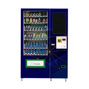 new equipment multipurpose self service vending machines combo with LCD screen