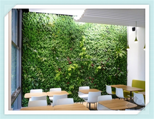 Pared colgante de plantas verdes artificiales, decoración de plástico para interior, planta verde, <span class=keywords><strong>Seto</strong></span> de boj - Product Image 5