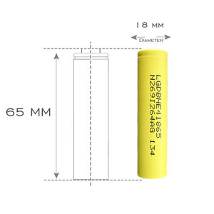Original alto consumo li ion 18650 para el LG he4, 30A 2500 mAH <span class=keywords><strong>3</strong></span>.7 V - Product Image 6