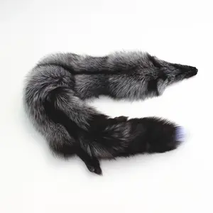 优质银色北极狐毛皮皮肤/毛皮/盘子