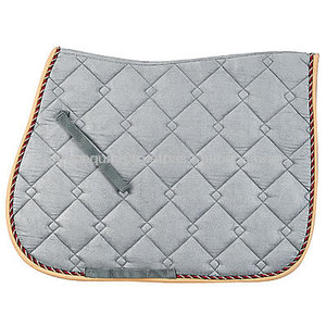 Qualité Polycoton Bleu Tapis De Selle Confort Protection Personnaliser Marque PK Origine pour Anglais Saut Western Style Polaire Doublure - Product Image 1