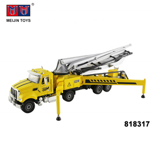 Kendaraan Konstruksi 1:55 Diecast, Mainan Model Truk Pompa Beton - Product Image 2