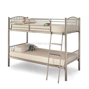 Proveedores de literas de Hotel Precio barato a la venta con escalera y barandilla Literas comerciales de metal moderno para Hostel con colchón - Product Image 5