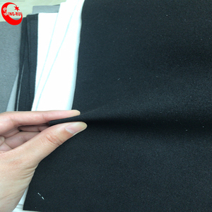 1,2mm blanco, Jet negro Suede tela de microfibra de cuero para calzado - Product Image 3