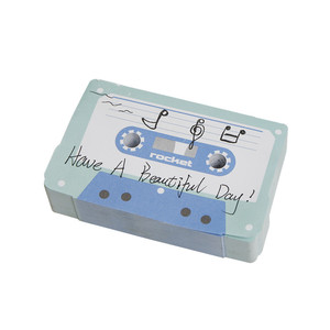 Tùy chỉnh băng hình Memo Pad mạnh mẽ dính chết cắt lưu niệm ghi chú dán - Product Image 5